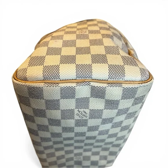 LV Speedy 25 Damier AzurAuthentic Louis Vuitton Satchelwith COA
